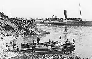 Dunoon: Paddle steamer at or near Dunoon