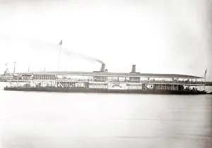 Yangon: Paddle Steamer, Ragoon, Yangon, Burma, Myanmar, 1880's