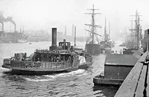 Middlesborough: Paddle steamer on the River Wear, Middlesbrough