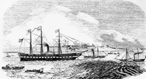 Bremen: The paddle steamer Washington, 1847