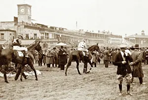 Paddock: The Paddock Doncaster Race Course possibly 1920s