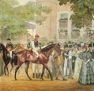 Paddock: Paddock at Longchamp