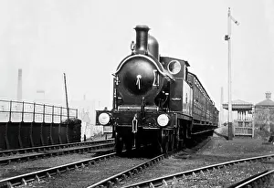 Lancs: Padiham Steam Train early 1900s