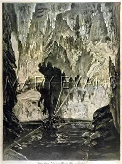 Stalactites: PADIRAC CAVE, FRANCE