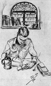 Watton: The Padre's room, Posen, 1941