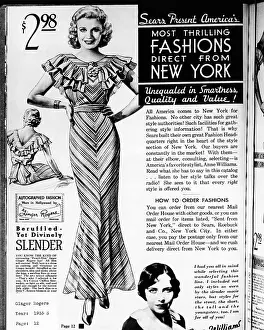 Sears: A page from a 1935 Sears Roebuck catalog ?