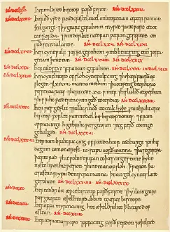 Copies: Page from the Anglo-Saxon Chronicle