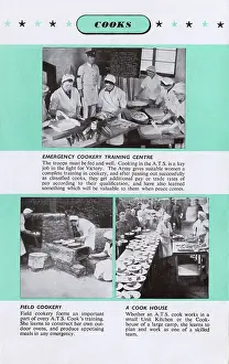 Hmso: Page in an ATS recruitment leaflet, WW2