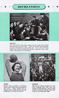 Hmso: Page in an ATS recruitment leaflet, WW2