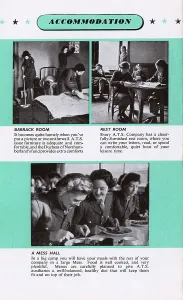 Hmso: Page in an ATS recruitment leaflet, WW2