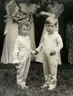 Tabor: Page boys at a 1930s wedding