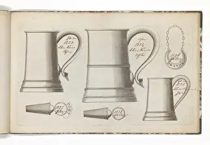 Page from a catalogue of domestic silverware