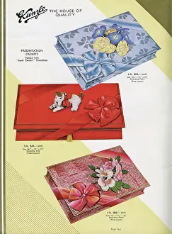 Kunzle: Page from a catalogue, Kunzle Chocolate List