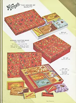 Truffle: Page from a catalogue, Kunzle Chocolate List