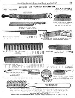 Jun16: Page from catalogue of toilet requisites