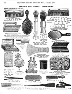 Jun16: Page from catalogue of toilet requisites