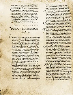 Alexandrinus: Page from Codex Alexandrinus
