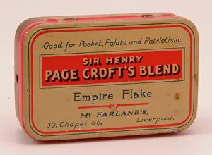 Blend: Page Croft's Blend tobacco tin