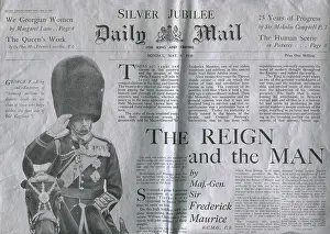 Bearskin: Front page, Daily Mail, Silver Jubilee