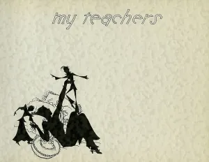 Fayetteville: Page design, my teachers, School Silhouettes