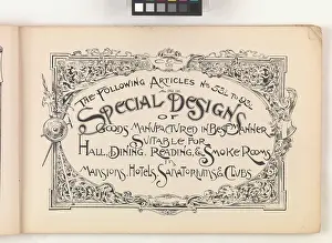 C. And S: Page from Furniture by C&S. Ltd