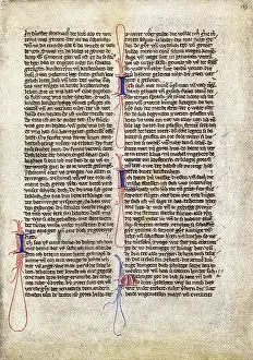 Songbook: Page from the Heidelberger Liederhandschrift