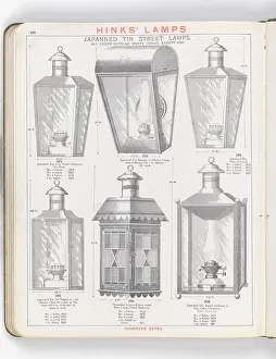 Japanned: Page from Hinks Lamps catalogue
