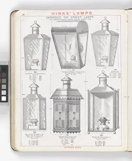 Japanned: Page from Hinks Lamps catalogue