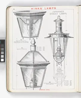Japanned: Page from Hinks Lamps catalogue