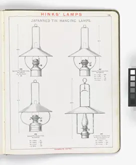Japanned: Page from Hinks Lamps catalogue