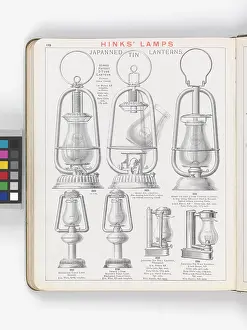 Japanned: Page from Hinks Lamps catalogue