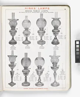Page from Hinks Lamps catalogue