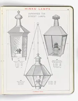 Japanned: Page from Hinks Lamps catalogue
