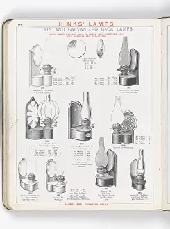 Page from Hinks Lamps catalogue