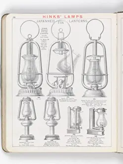 Japanned: Page from Hinks Lamps catalogue