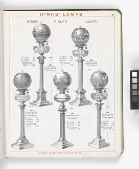 Page from Hinks Lamps catalogue