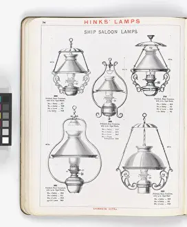 Page from Hinks Lamps catalogue