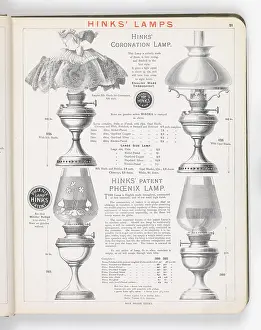 Hinks: Page from Hinks Lamps catalogue