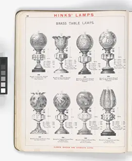Hinks: Page from Hinks Lamps catalogue