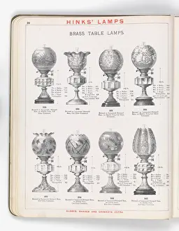 Hinks: Page from Hinks Lamps catalogue