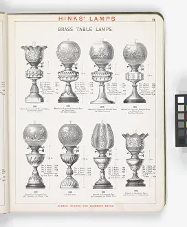 Hinks: Page from Hinks Lamps catalogue