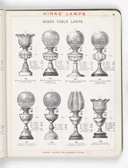 Hinks: Page from Hinks Lamps catalogue