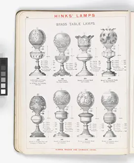 Hinks: Page from Hinks Lamps catalogue