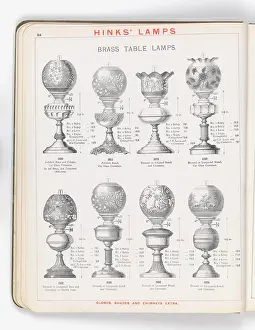 Hinks: Page from Hinks Lamps catalogue