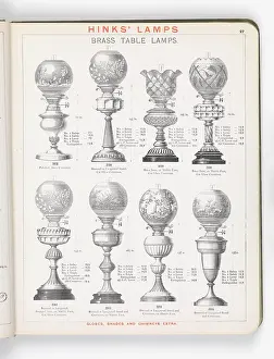 Hinks: Page from Hinks Lamps catalogue