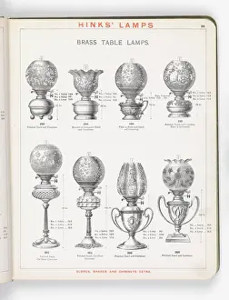 Hinks: Page from Hinks Lamps catalogue