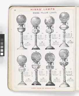 Page from Hinks Lamps catalogue
