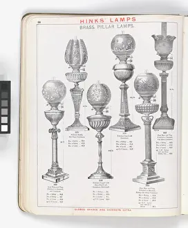 Hinks: Page from Hinks Lamps catalogue