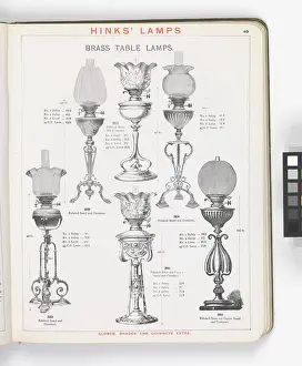 Hinks: Page from Hinks Lamps catalogue
