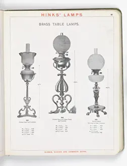 Hinks: Page from Hinks Lamps catalogue